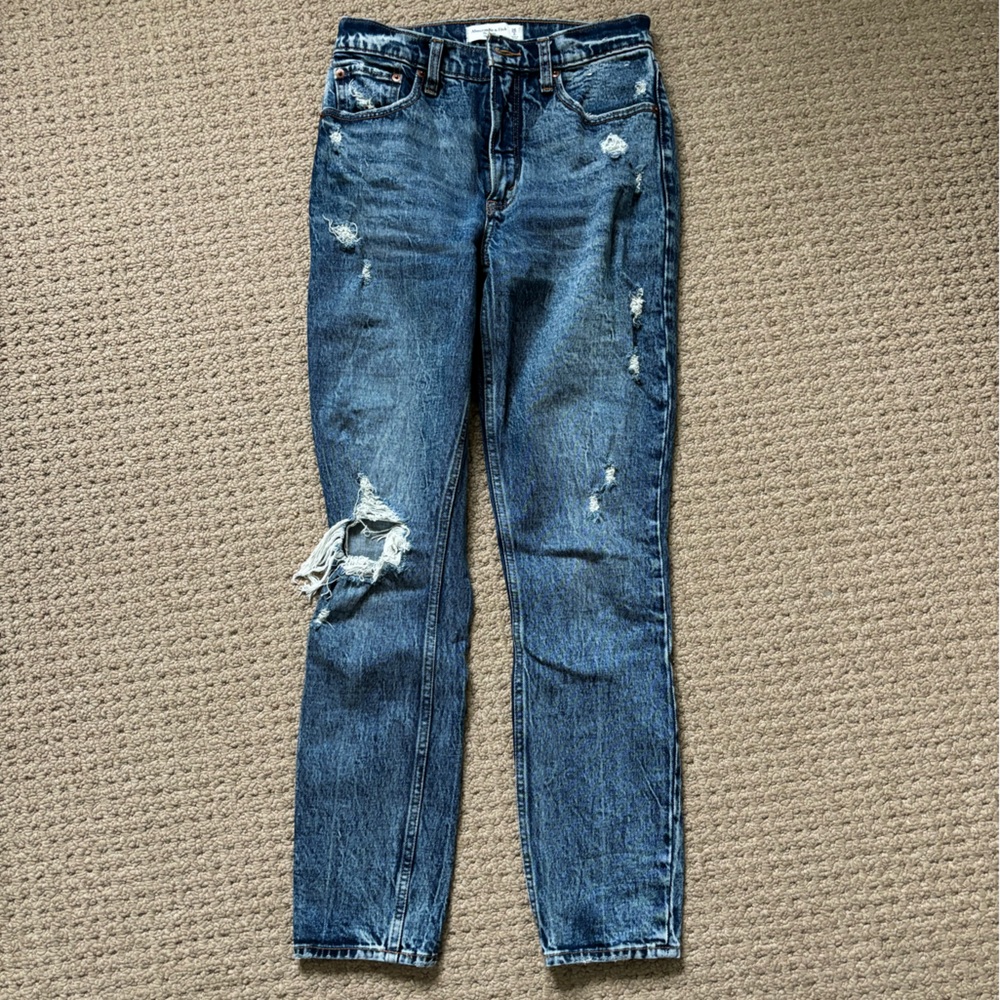 Distressed denim from Abercrombie